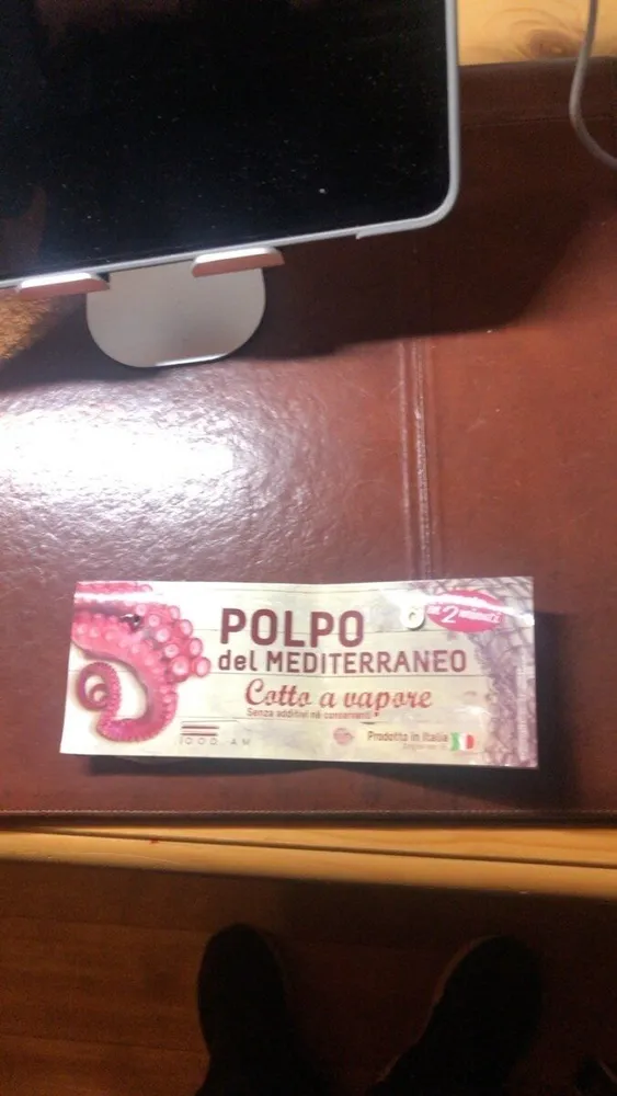 Polpo del mediterraneo cotto al vapore