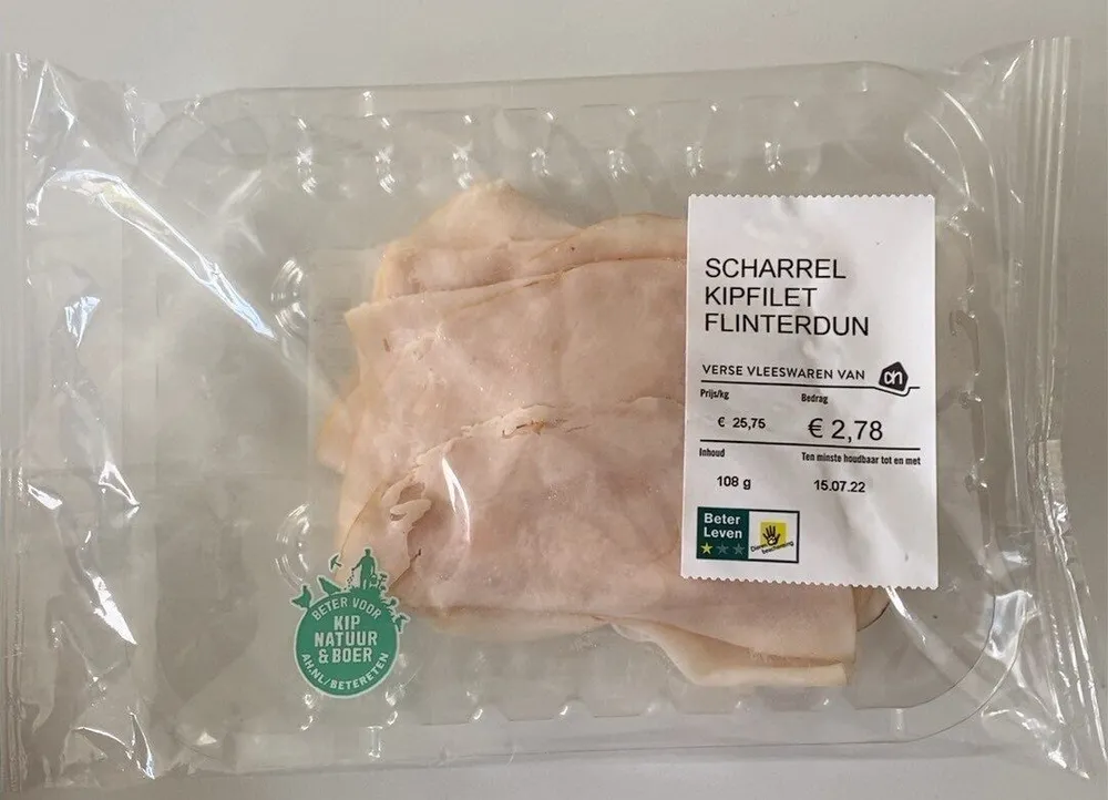 Scharrel kipfilet flinterdun
