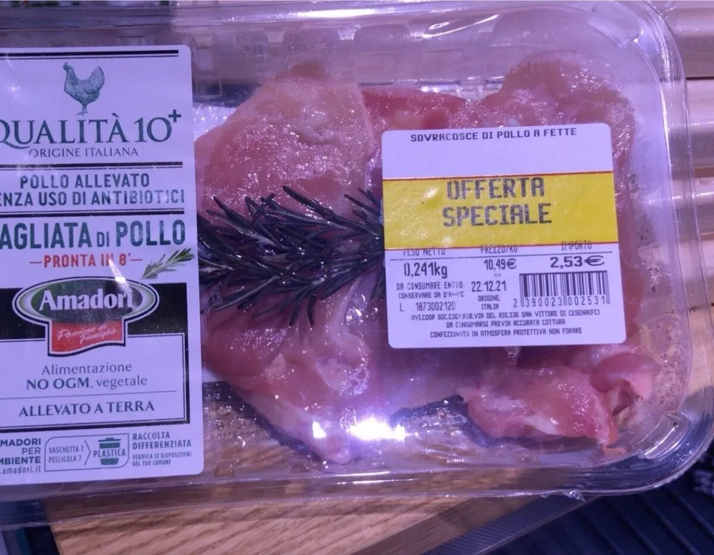 Tagliata di pollo