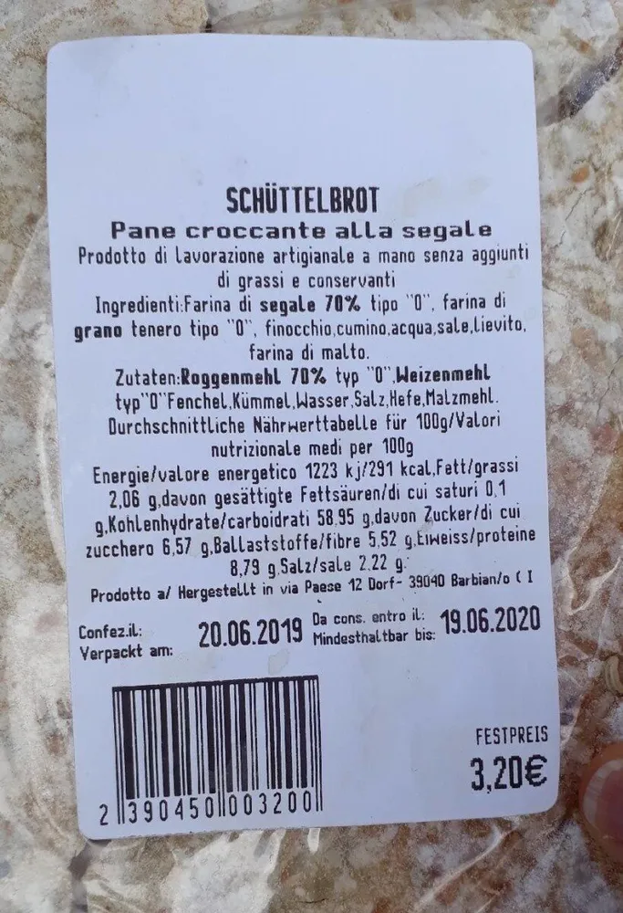 Schüttelbrot