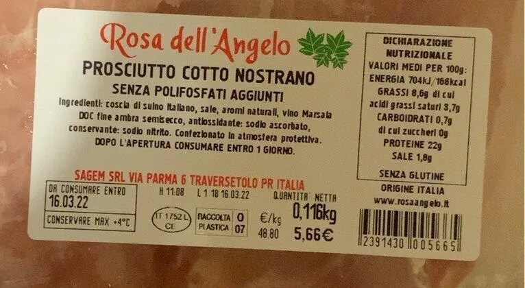 Prosciutto Cotto