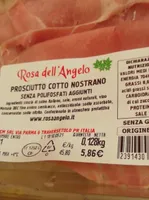 Prosciutto cotto nostrano
