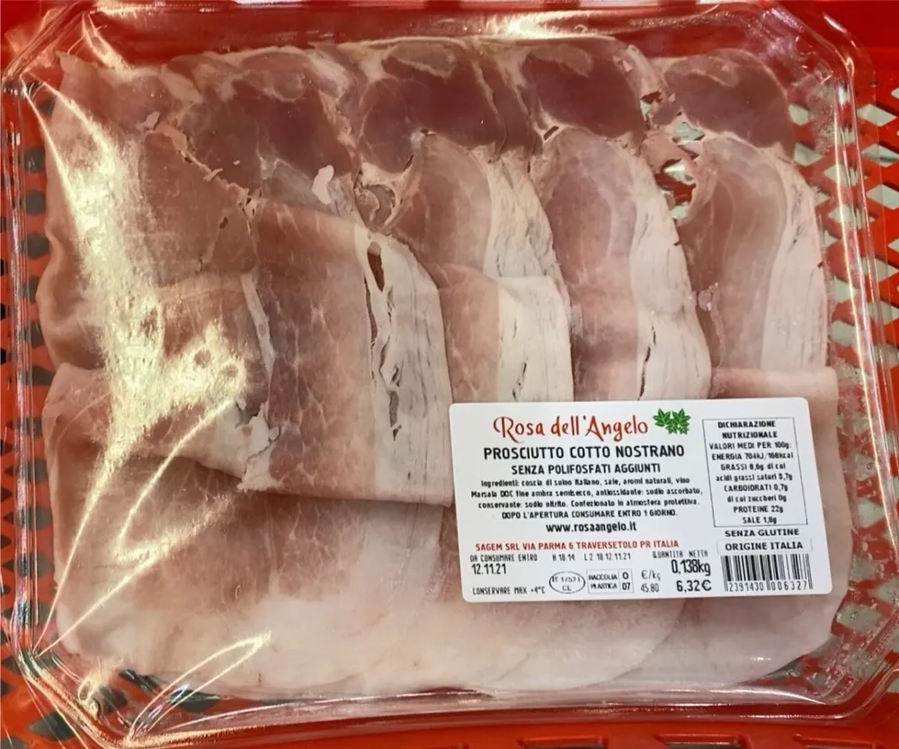 Prosciutto cotto nostrano