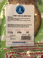 Pane tipo 00 affettato