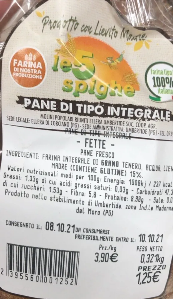 pane integrale
