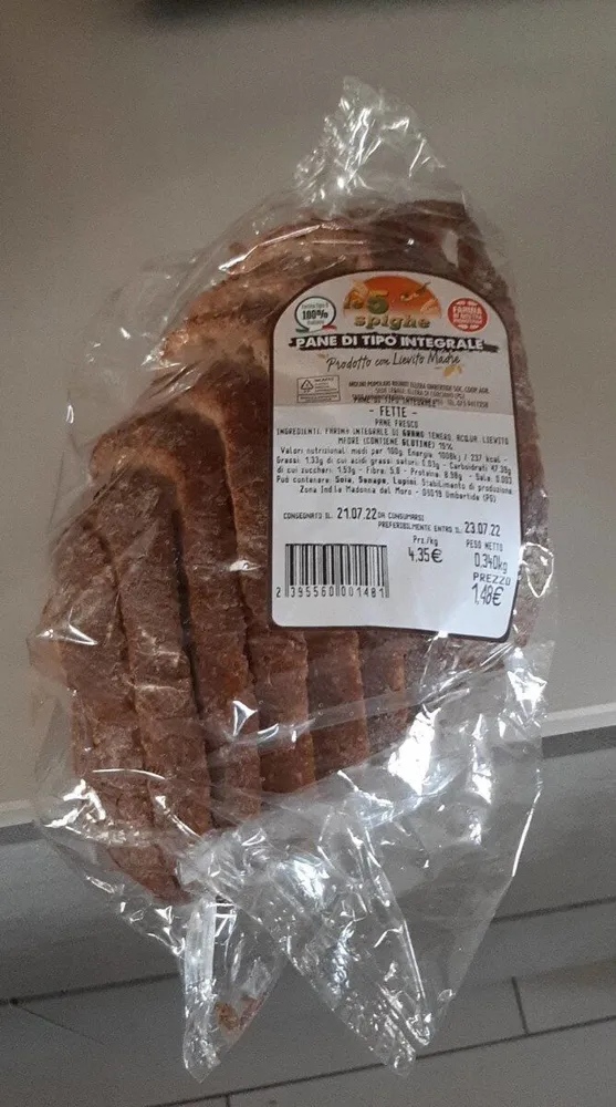 pane di tipo integrale