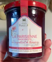 Confiture La Parisienne fraise griotte au coquelicot de Nemours