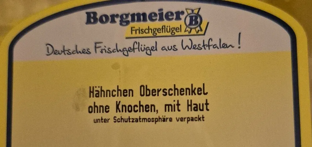 Hähnchen Oberschenkel Ohne Knochen Mit Haut