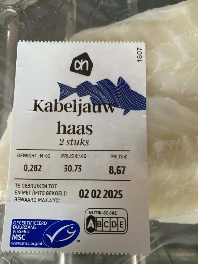 Kabeljauw haas