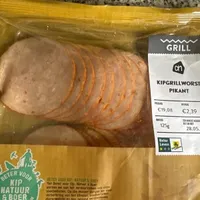 Kipgrilworst pikant