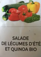 Salade de legume d'ete et quinoa bio