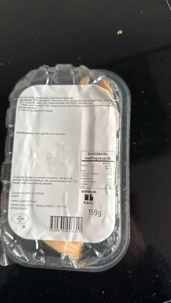 gerookte kipfilet plakjes jumbo