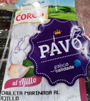 Pavo marinado al ajillo