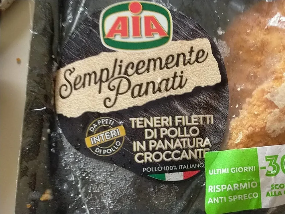 Filetti di pollo panati