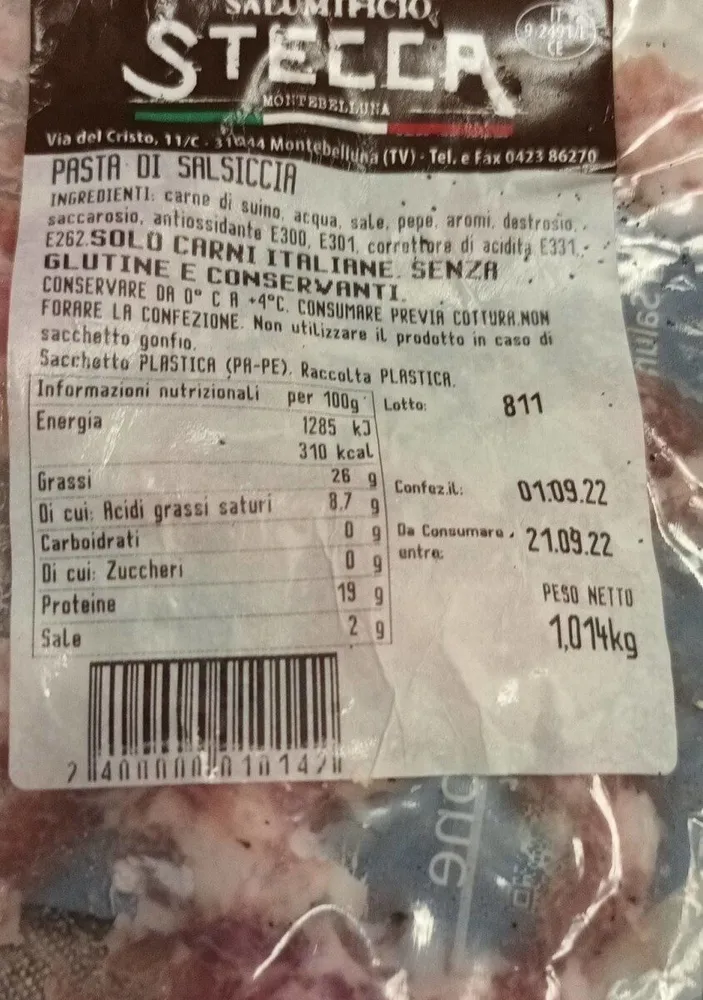 Pasta di Salsiccia
