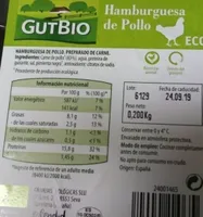 Hamburguesa pollo eco