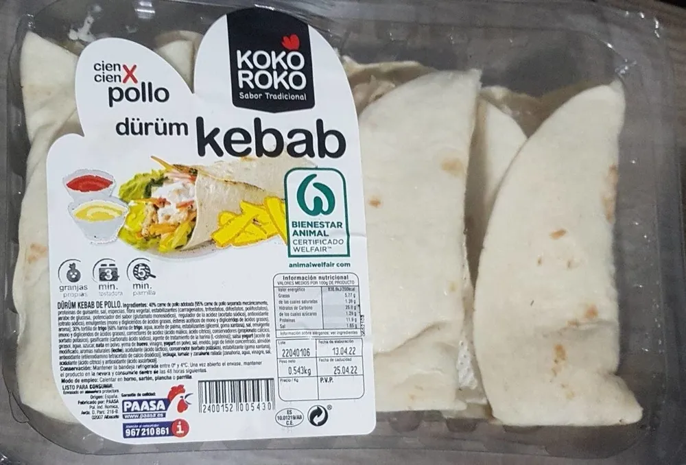 Kebab pollo