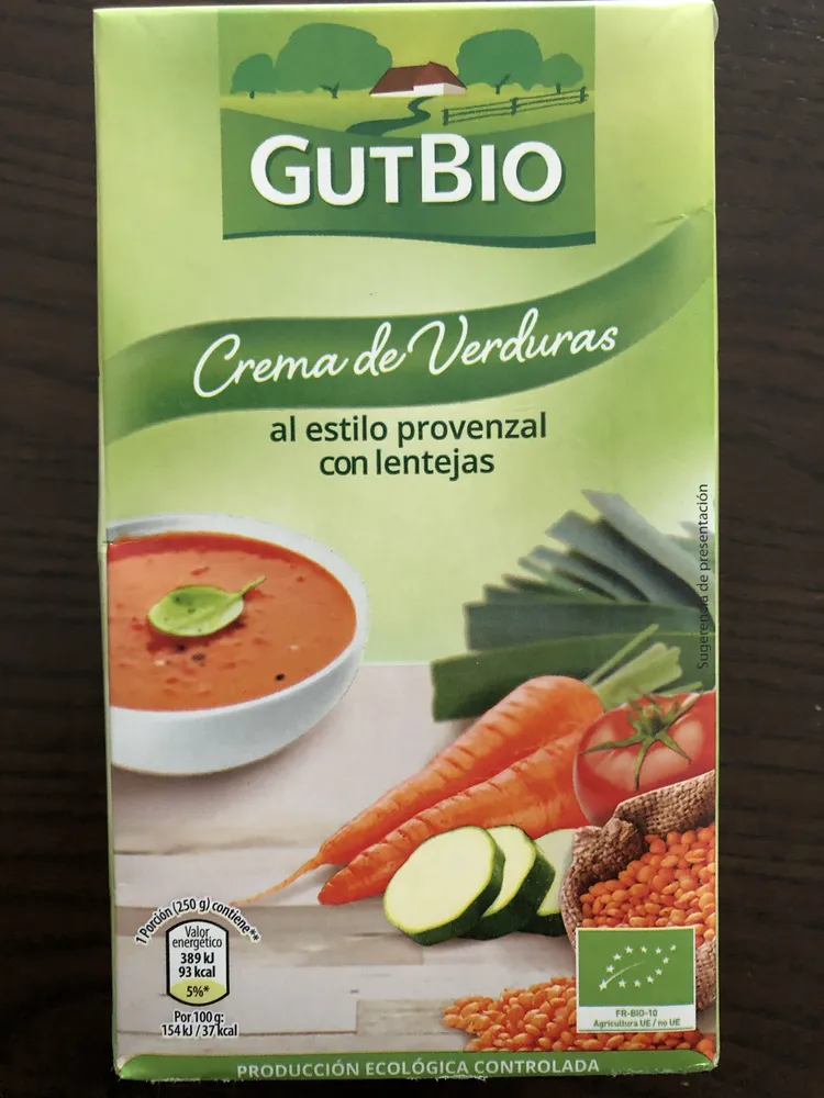 Crema de verduras