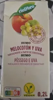 Zumo de melocotón y uva