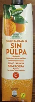 Zumo exprimido 100% sin pulpa