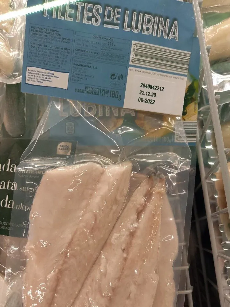 Filetes de lubina