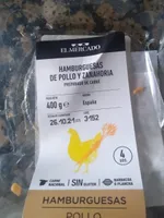 Hamburguesa de pollo y zanahoria