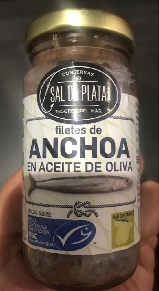 Filetes de anchoa en aceite de oliva