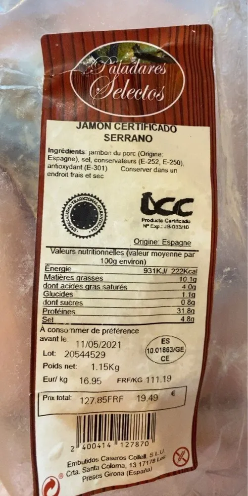 Jambon serrano