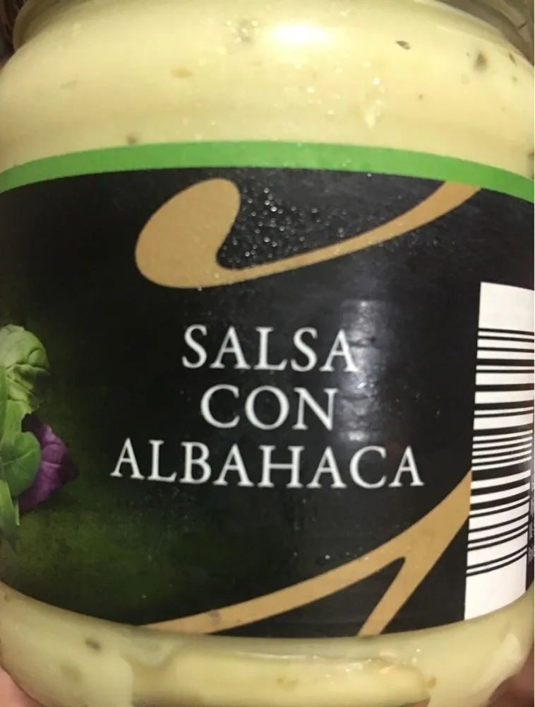 Salsa con albahaca