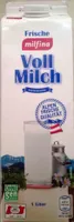 Frische Milfina Vollmilch pasteurisiert