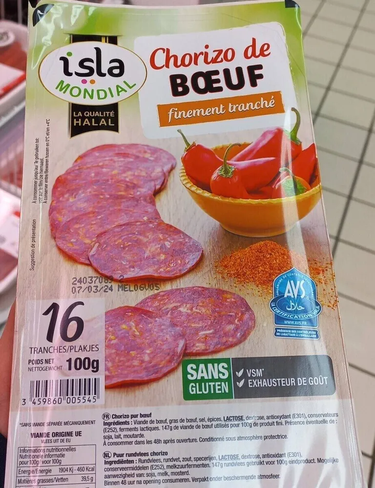 Chorizo de boeuf