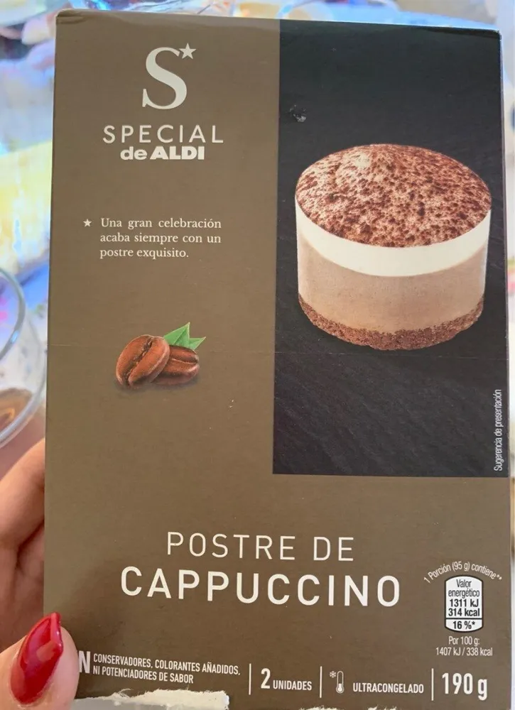 Postre de cappuchino