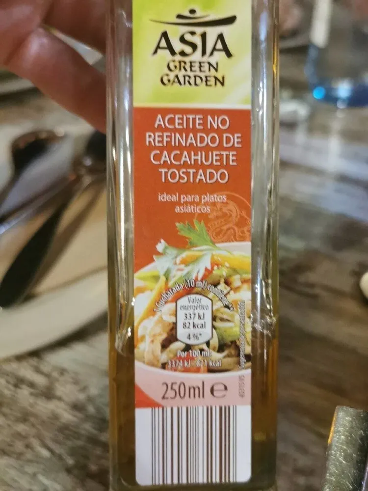 Aceite no refinado de cacahuete
