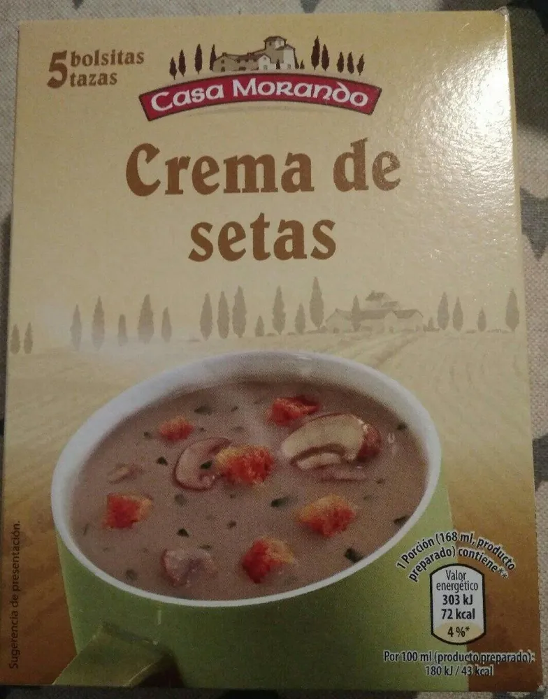 Crema de setas