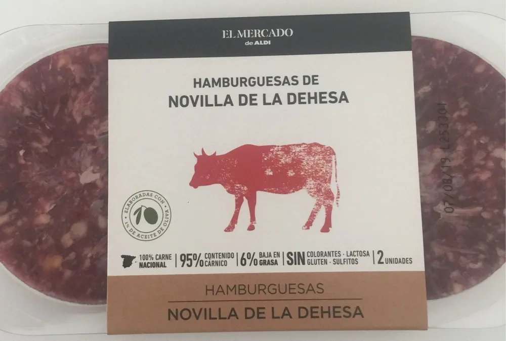 Hamburguesas vacuno de la Dehesa