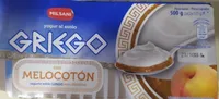 Yogur al estilo griego con melocotón