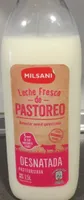 Leche fresca de pastoreo desnatada