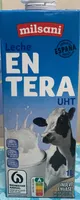 Leche entera UHT