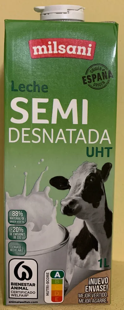Leche UHT Semidesnatada