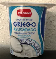 Yaourt griego azucarado