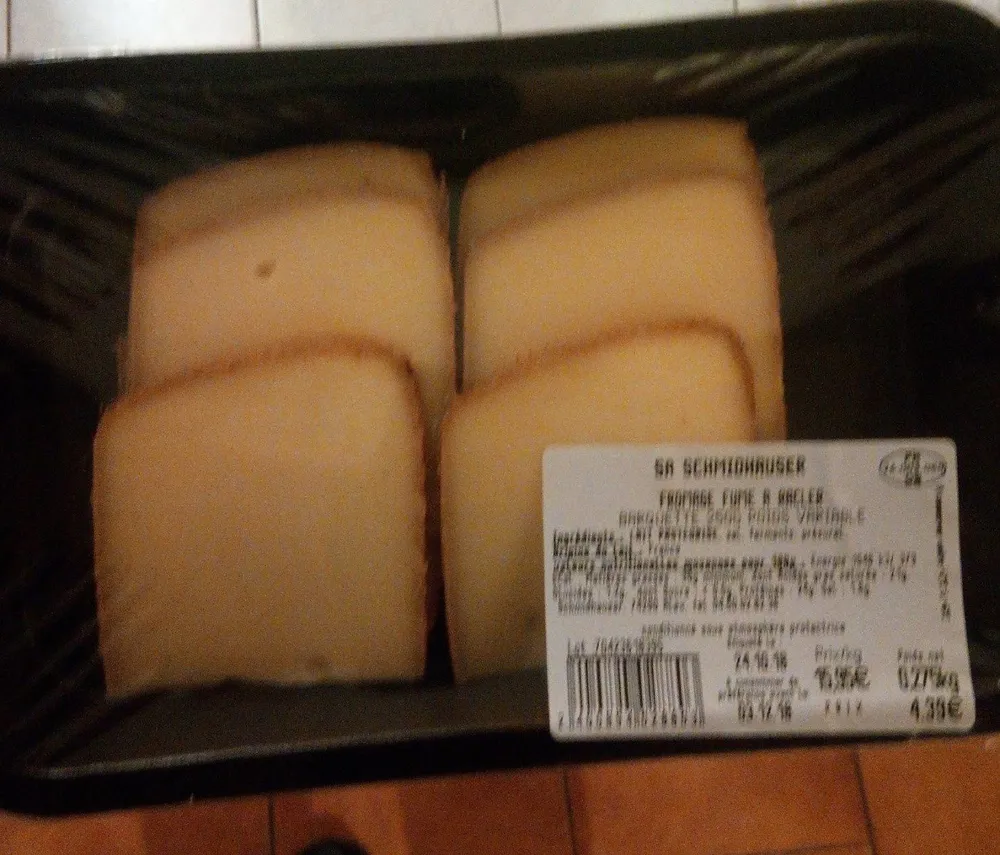 Fromage fumé a raclette