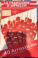 40 arrosticini di ovino adulto congelati