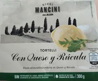 Tortelli con pimiento morron y guindilla.