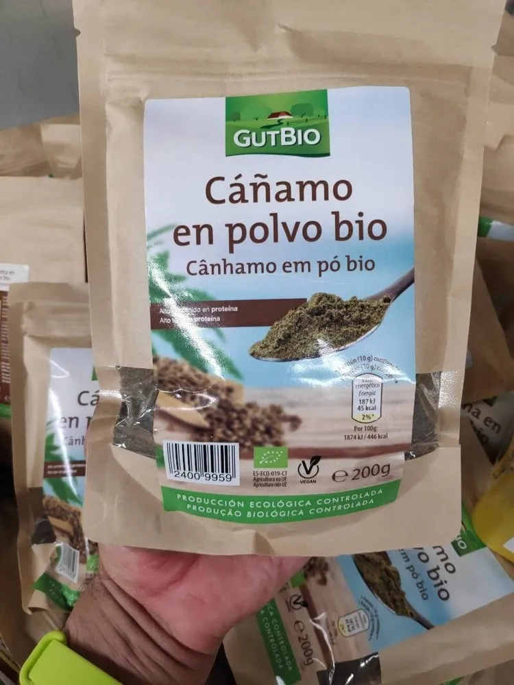 Cáñamo en polvo bio