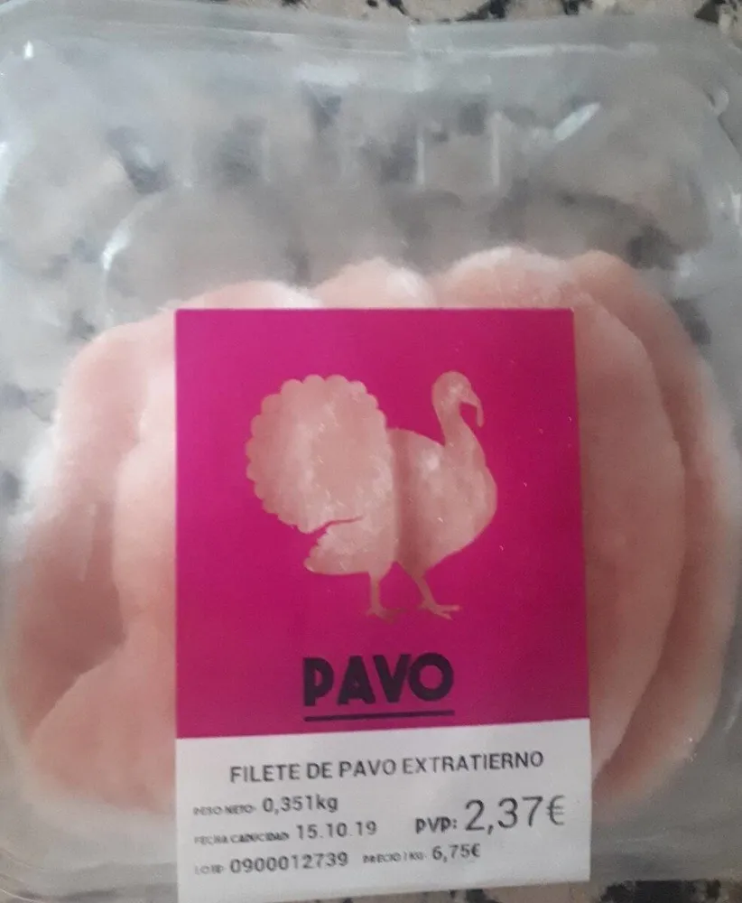 Filete de pavo
