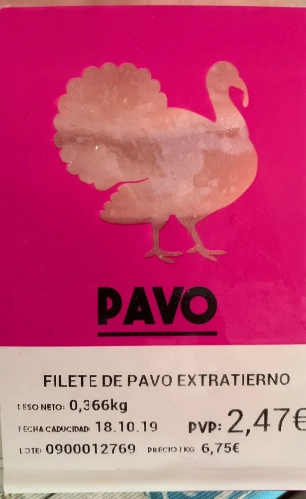 Filete de Pavo Extratierno