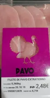 Filete de pavo extratierno