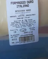 Formaggio duro italiano