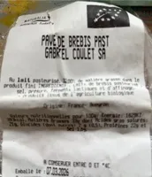 Pavé de brebis pasteurisé