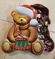 Oso de navidad con bombones